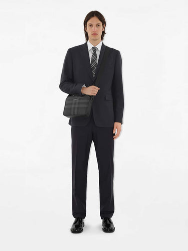 Burberry Hombre Barcelona Bandolera Motivo Cuadros color Negro sku 692-002068 01 - Foto 2