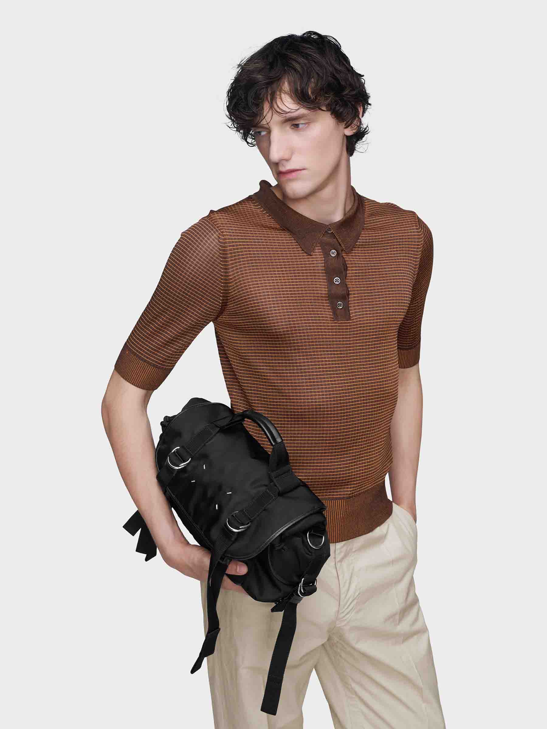 Maison Margiela Hombre Barcelona Bolsa Bandolera Messenger color Negro sku 692-002071 01 - Foto 2