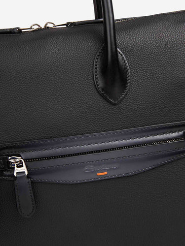Santoni Hombre Barcelona Portadocumentos Piel color Negro sku 692-002076 01 - Foto 5
