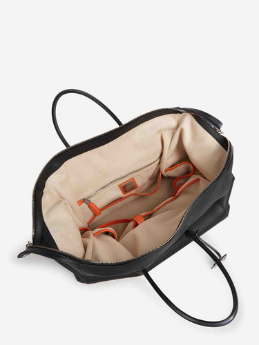 Santoni Hombre Barcelona Bolsa Viaje Piel color Negro sku 692-002078 01 - Foto 4