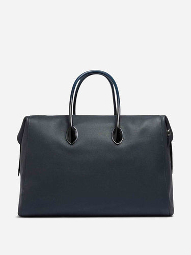 Santoni Hombre Barcelona Bolsa Viaje Piel color Azul Noche sku 692-002078 02 - Foto 3