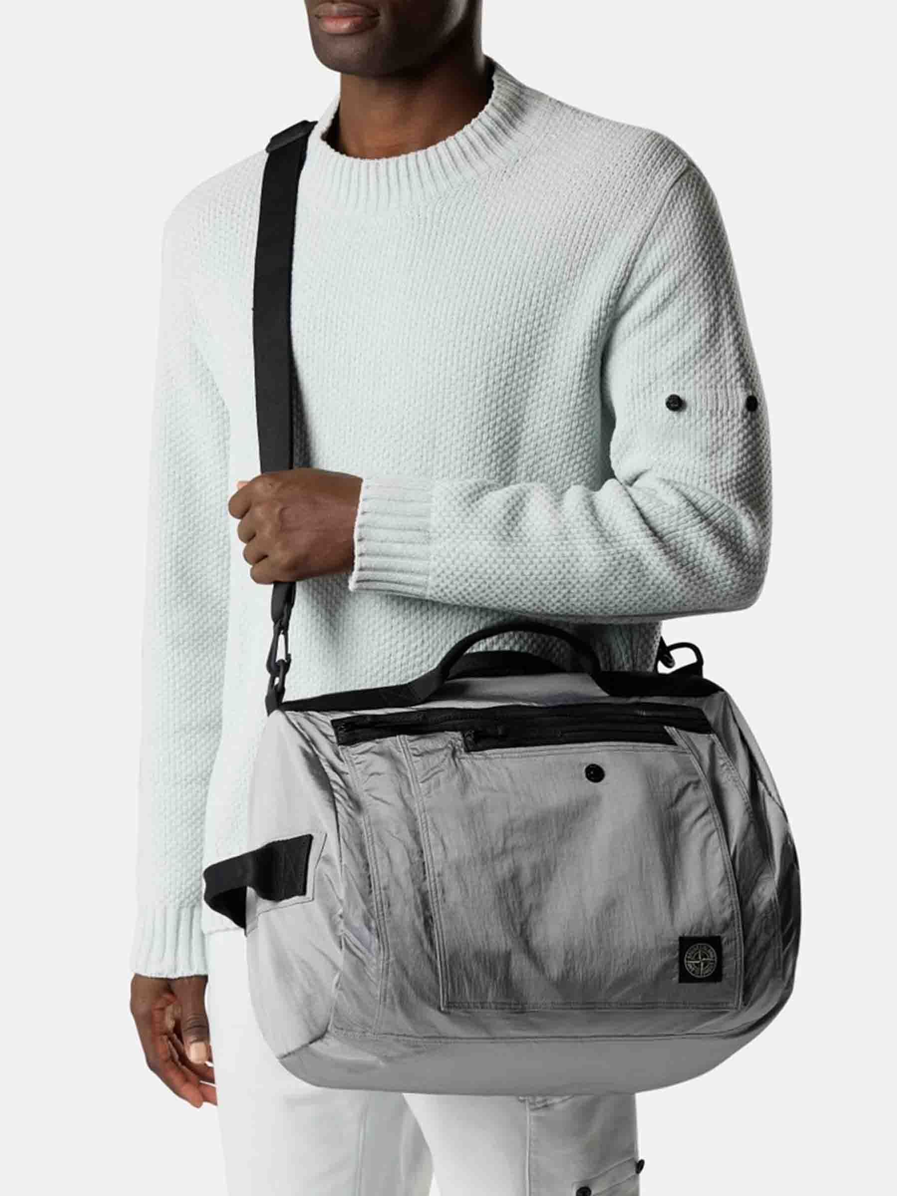 Stone Island Hombre Barcelona Bolsa Bandolera Deporte color Gris sku 692-002088 02 - Foto 2