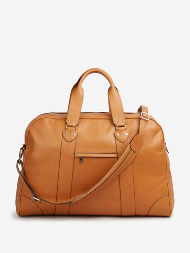 Brunello Cucinelli Hombre Barcelona Bolsa Viaje Piel color Camel sku 692-002093 01 - Foto 3