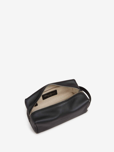 Santoni Hombre Barcelona Bolsa Pouch Piel color Negro sku 692-002096 01 - Foto 4