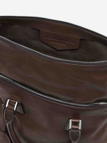 Maison Margiela Hombre Barcelona Bolso Loved to Death Medium 5AC color Marrón Oscuro sku 692-002116 02 - Foto 3