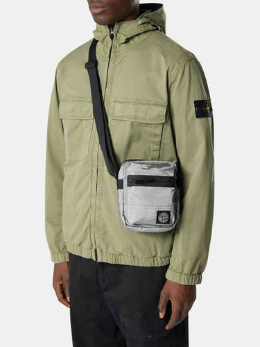 Stone Island Hombre Barcelona Riñonera Nylon Metal color Gris Claro sku 692-002118 02 - Foto 2