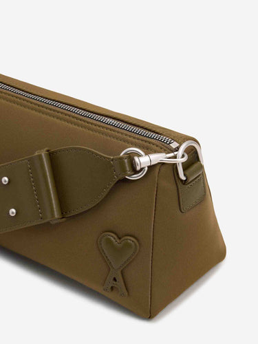 Ami Paris Hombre Barcelona Bolso Marcel Nylon color Verde Militar sku 692-002133 02 - Foto 4