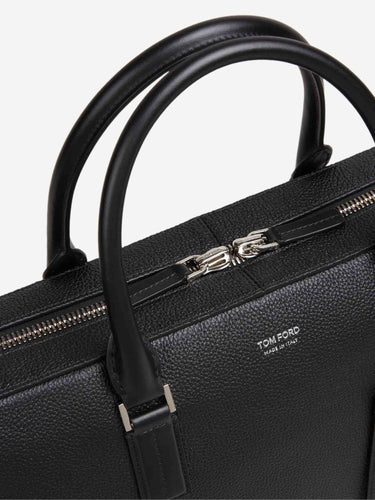 Tom Ford Hombre Barcelona Maletín Piel Granulada color Negro sku 692-002137 01 - Foto 5