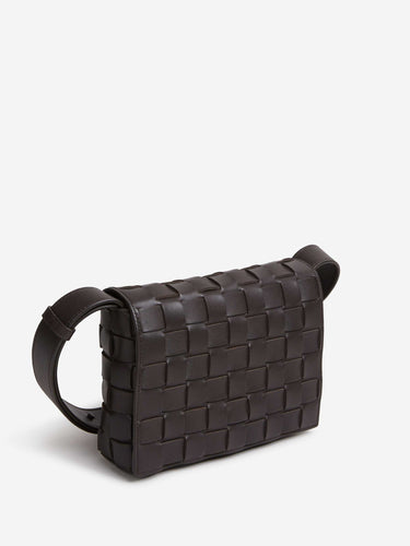 Bottega Veneta Hombre Barcelona Bandolera Orto Messenger color Marrón Oscuro sku 692-002139 02 - Foto 2