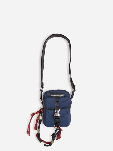 Dsquared2 Hombre Barcelona Bandolera Herritage Nylon color Azul Marino sku 692-002150 01 - Foto 1