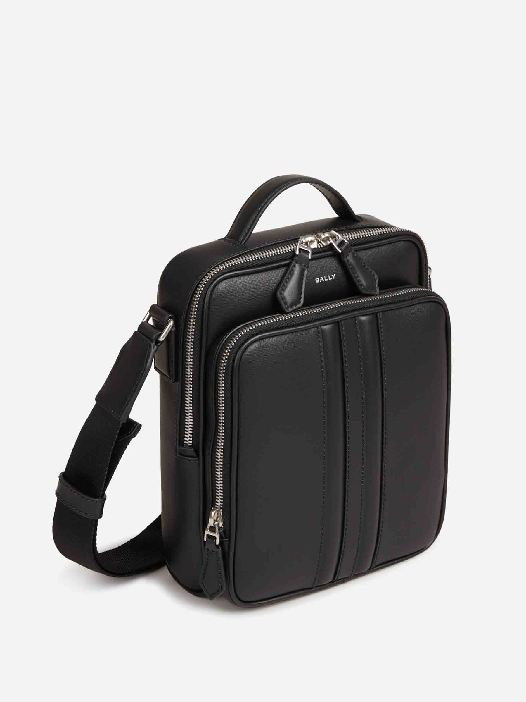 Bally Hombre Barcelona Bandolera Mythos Piel color Negro sku 693-000066 01 - Foto 2