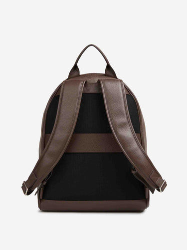 Santoni Hombre Barcelona Mochila Cuero color Marrón Oscuro sku 693-000068 01 - Foto 3
