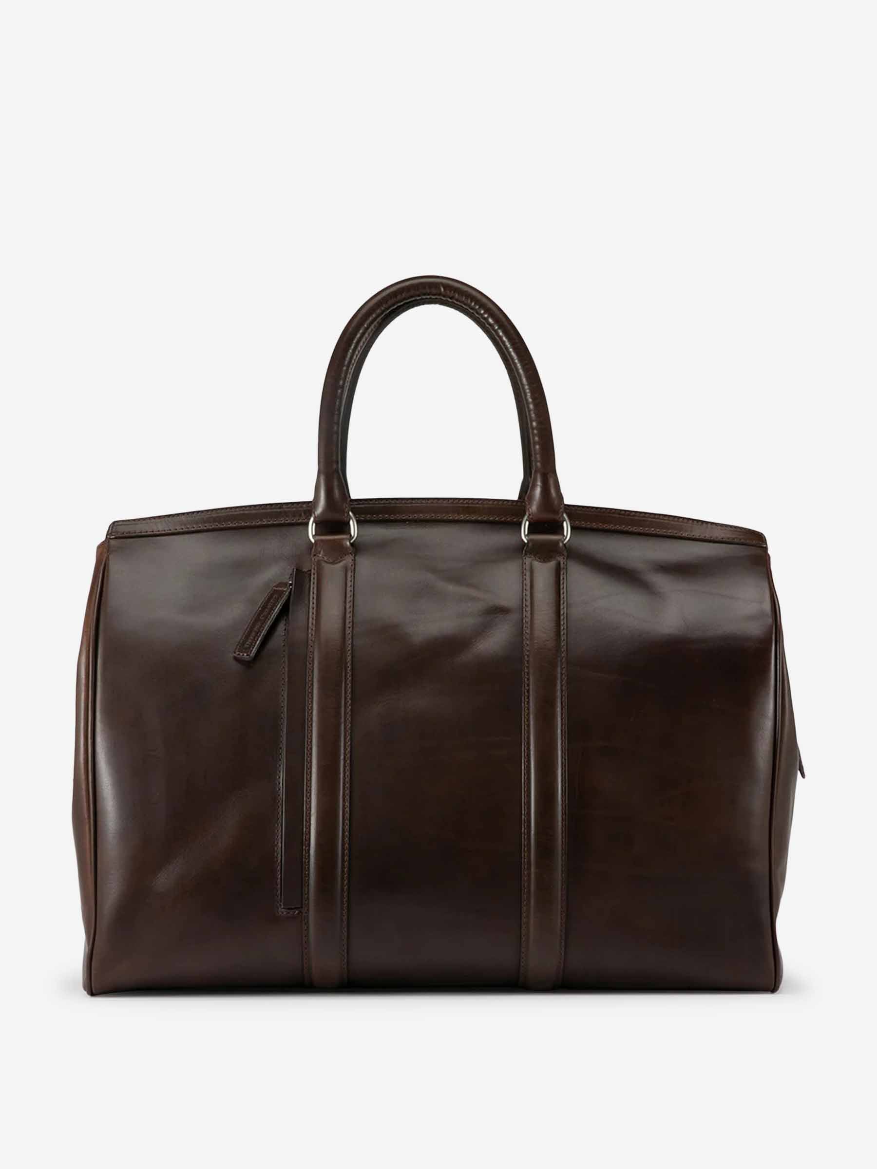 Officine Creative Hombre Barcelona Mochila Piel Lisa color Marrón Oscuro sku 693-000075 01 - Foto 1