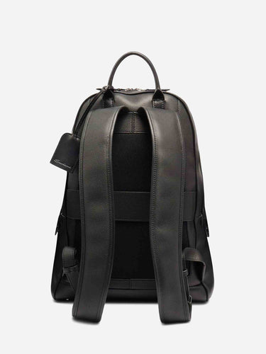 Santoni Hombre Barcelona Mochila Piel color Negro sku 693-000091 01 - Foto 3
