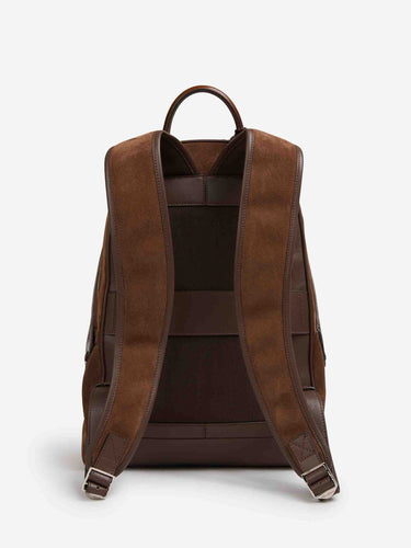 Santoni Hombre Barcelona Mochila Piel color Marrón Oscuro sku 693-000092 01 - Foto 3