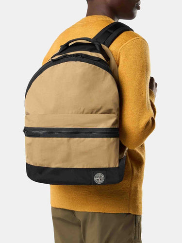 Stone Island Hombre Barcelona Mochila Cotton Ripstop color Camel sku 693-000097 01 - Foto 2