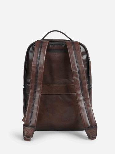 Officine Creative Hombre Barcelona Mochila Piel color Marrón Oscuro sku 693-000112 01 - Foto 3
