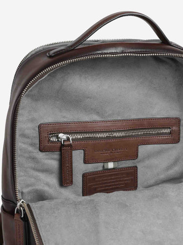 Officine Creative Hombre Barcelona Mochila Piel color Marrón Oscuro sku 693-000112 01 - Foto 5