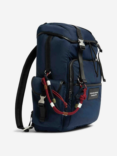 Dsquared2 Hombre Barcelona Mochila Heritage Poliéster color Azul Marino sku 693-000120 01 - Foto 2