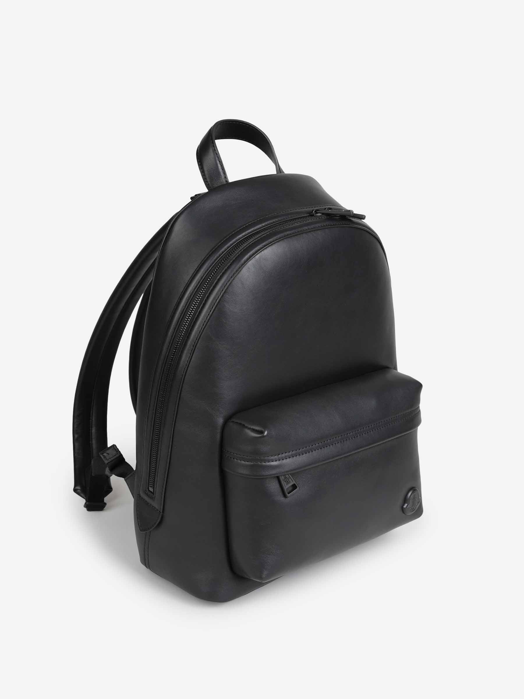 Moncler Hombre Barcelona Mochila Piel Carlo color Negro sku 693-000123 01 - Foto 2