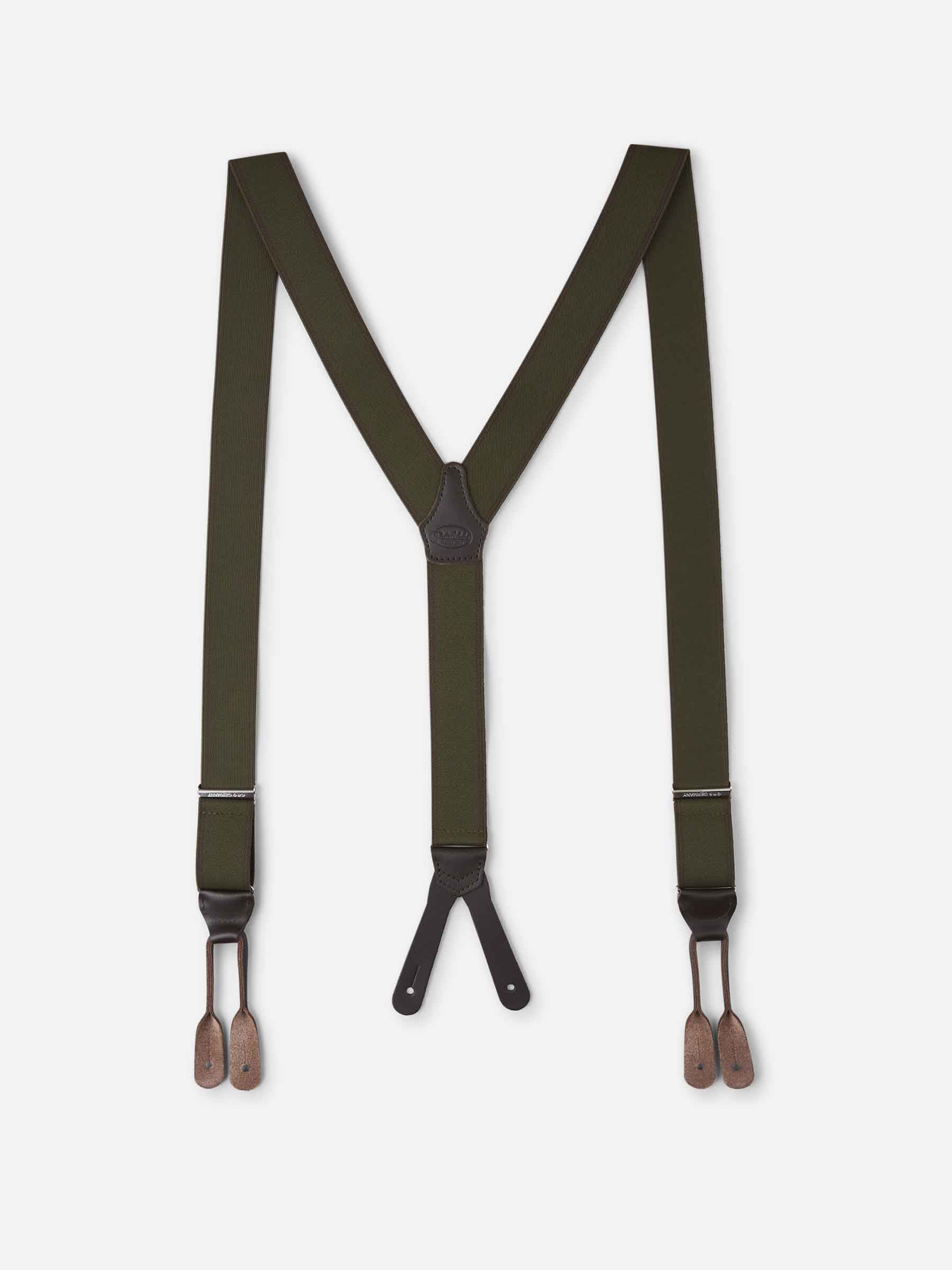 Santa Eulalia Hombre Barcelona Tirantes Elásticos color Verde Militar sku 694-000055 01 - Foto 2