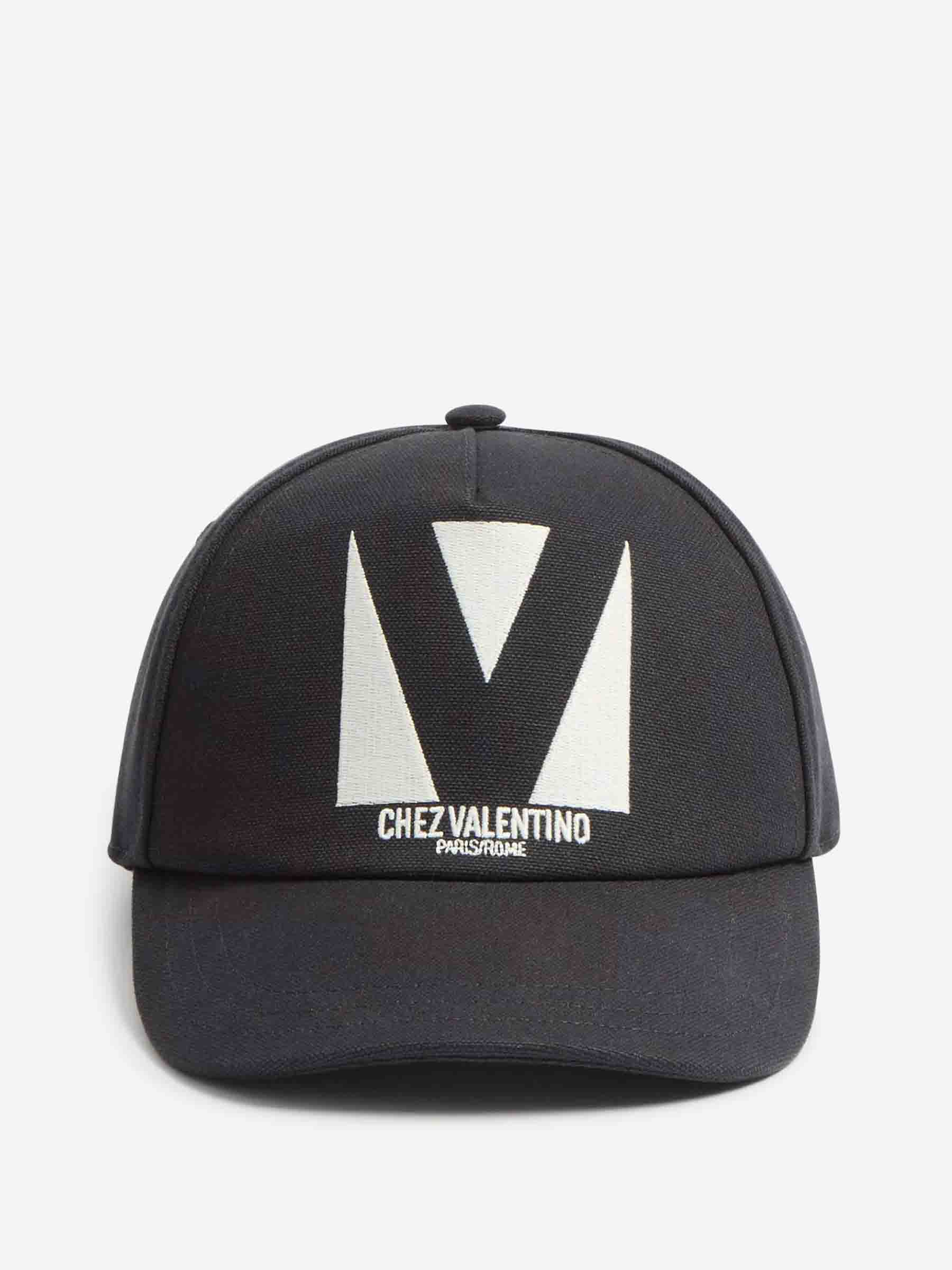 Valentino Garavani Hombre Barcelona Gorra Algodón Bordado color Negro sku 695-001704 02 - Foto 1