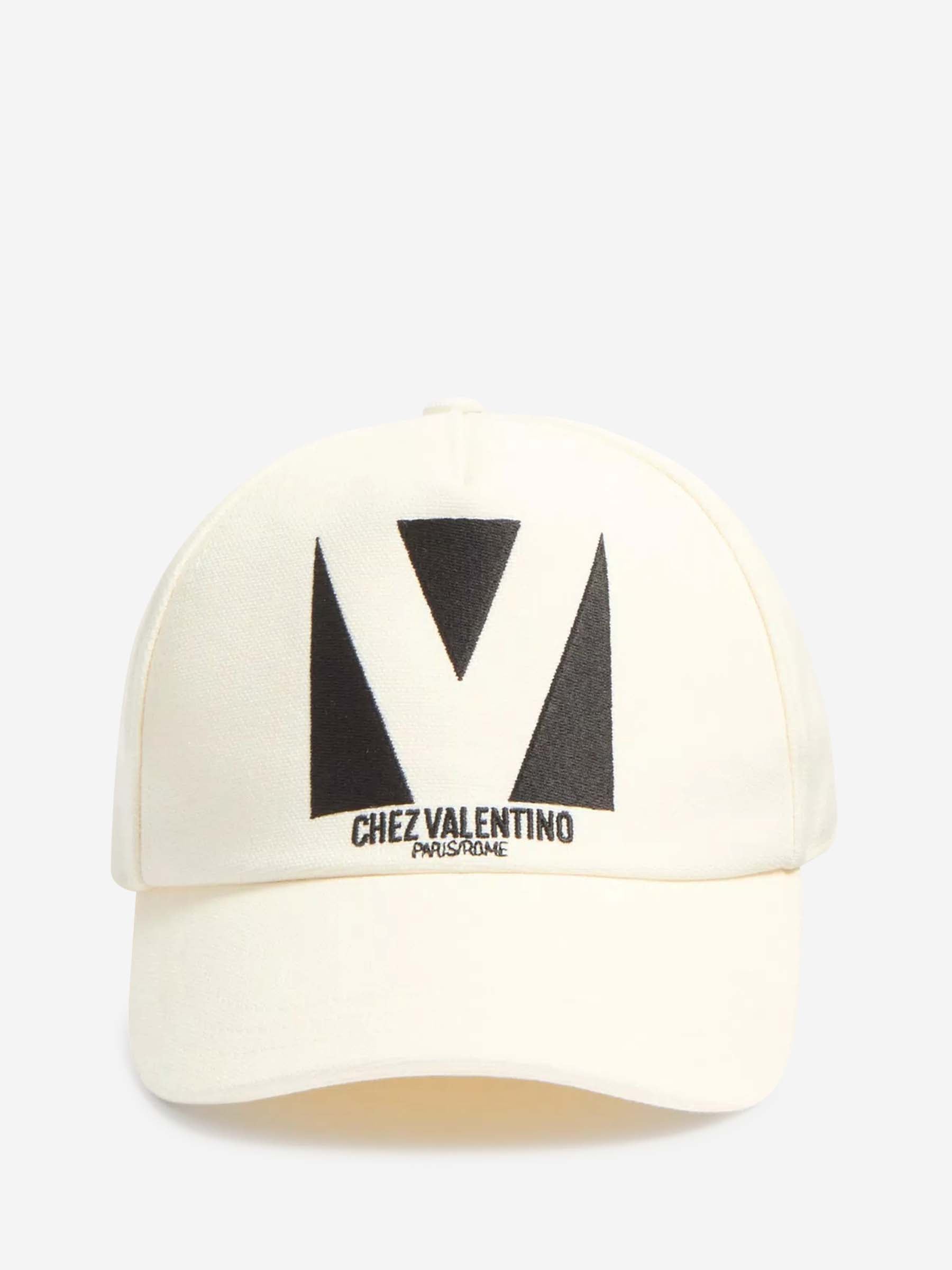 Valentino Garavani Hombre Barcelona Gorra Algodón Bordado color Blanco sku 695-001704 03 - Foto 1