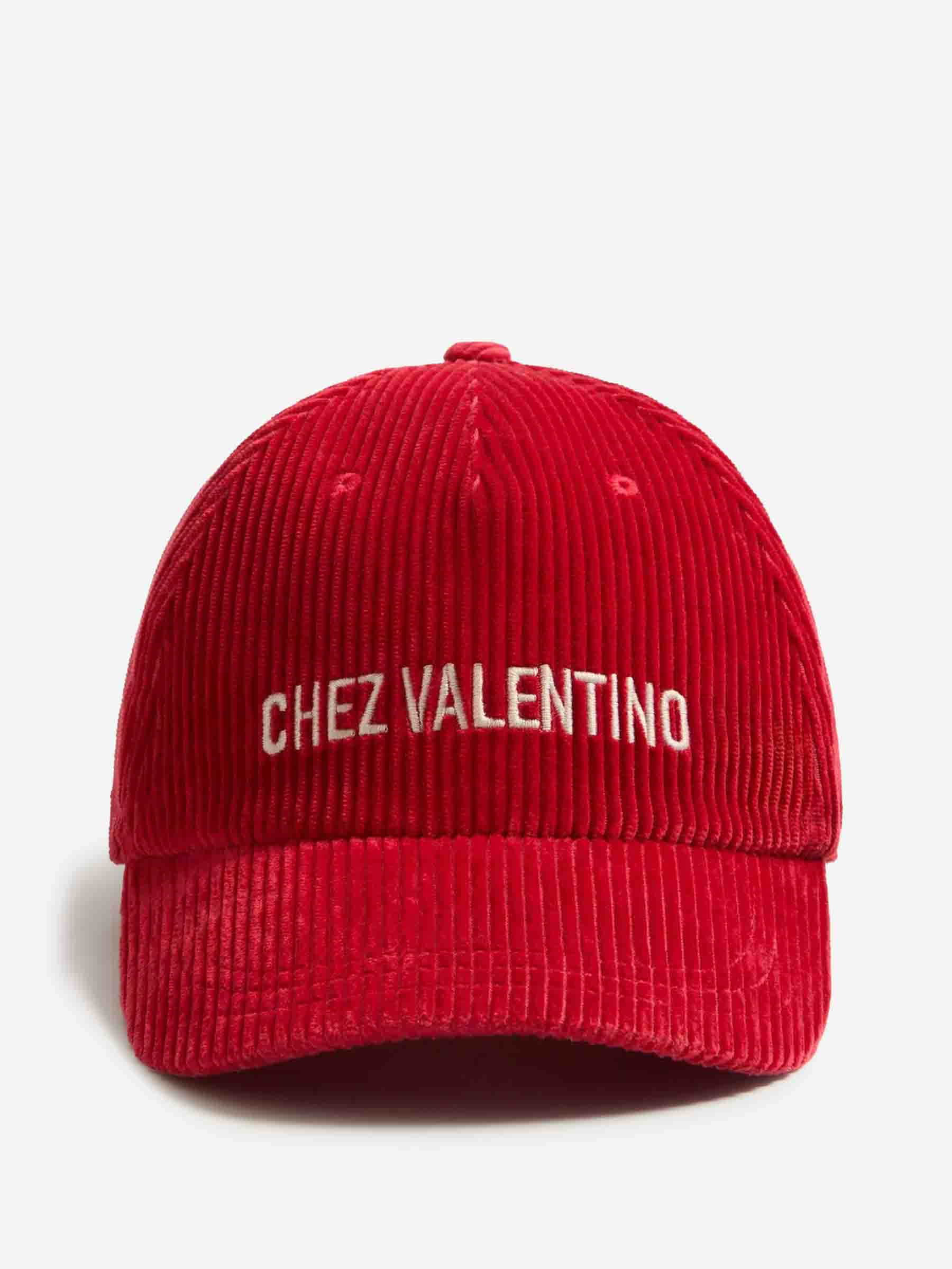 Valentino Garavani Hombre Barcelona Gorra Béisbol Terciopelo color Rojo sku 695-001815 01 - Foto 1