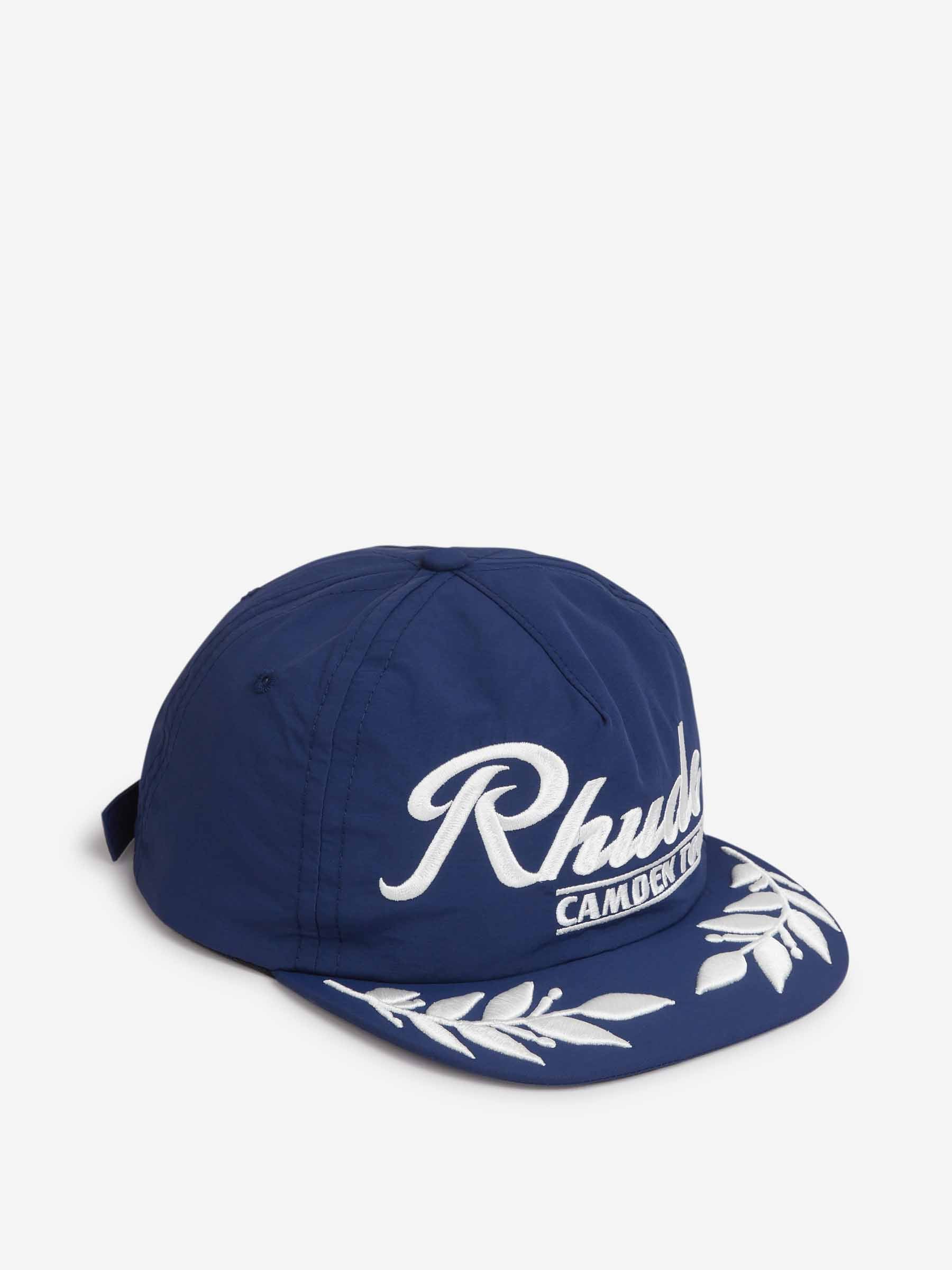 Rhude Hombre Barcelona Gorra Logo Bordado color Azul Marino sku 695-001816 01 - Foto 1