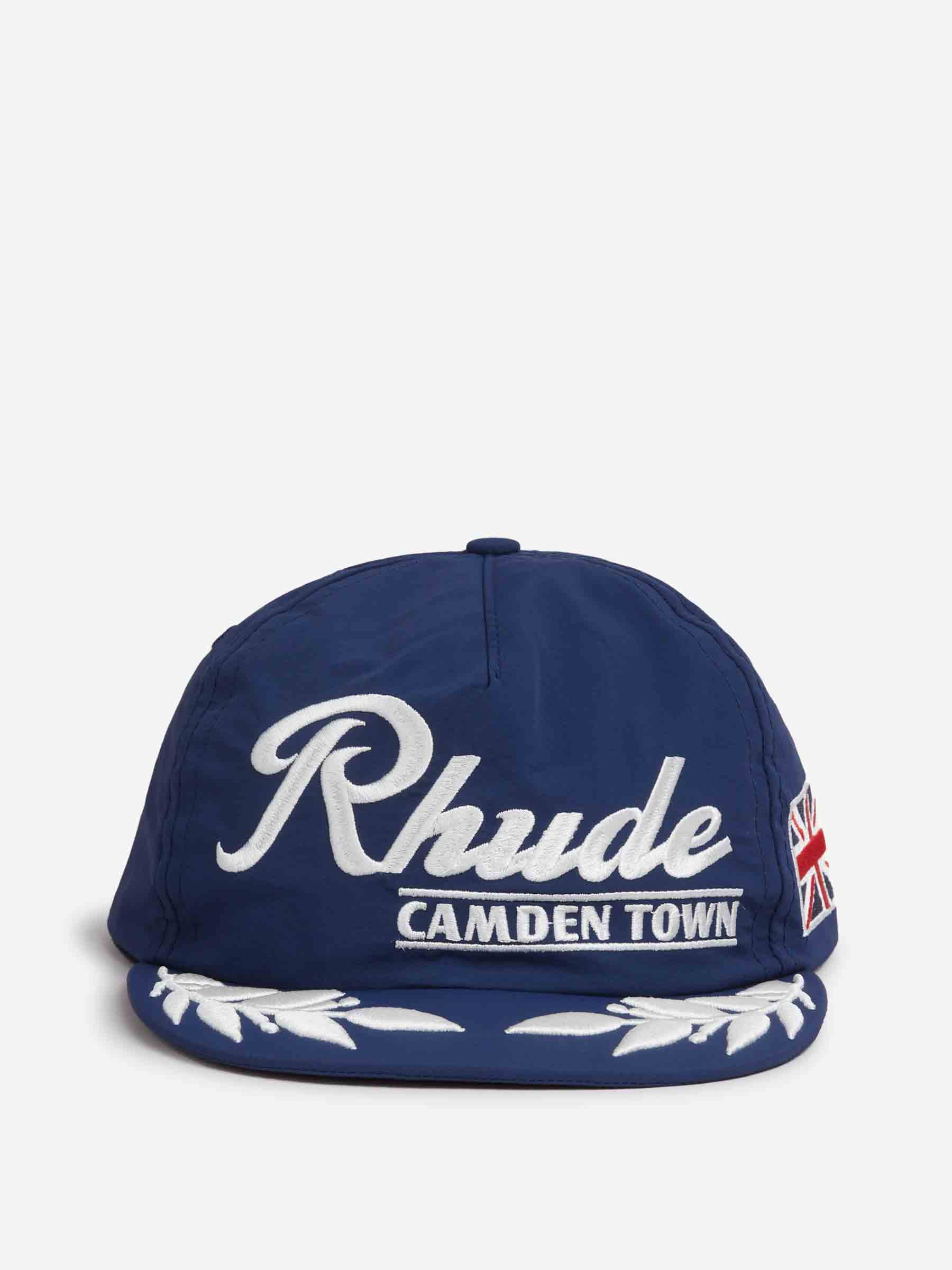 Rhude Hombre Barcelona Gorra Logo Bordado color Azul Marino sku 695-001816 01 - Foto 2
