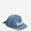 Rhude Hombre Barcelona Gorra Logo Denim color Azul Denim sku 695-001817 01 - Foto 1