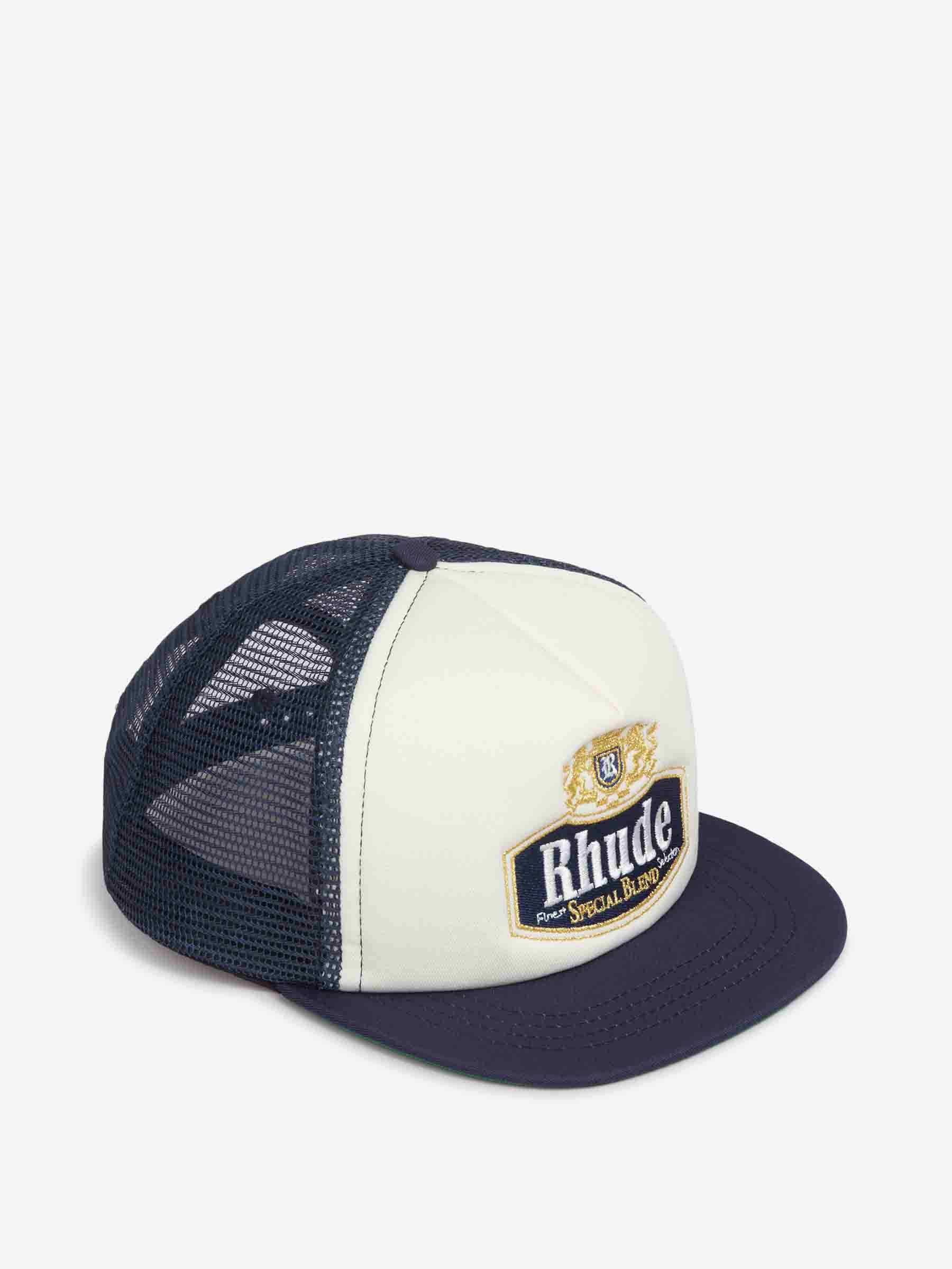 Rhude Hombre Barcelona Gorra Logo Bordado color Azul Marino sku 695-001818 01 - Foto 1