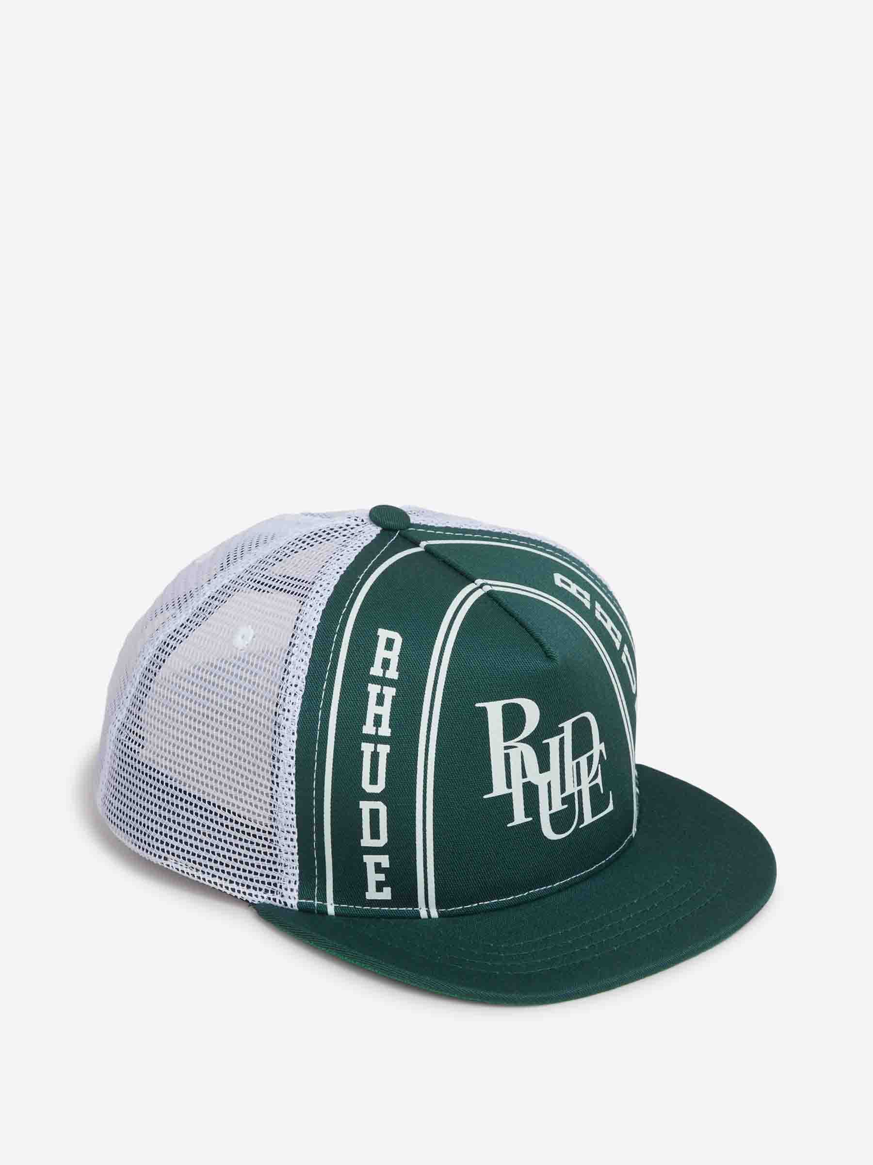 Rhude Hombre Barcelona Gorra Logo Contraste color Verde Jungla sku 695-001820 01 - Foto 1