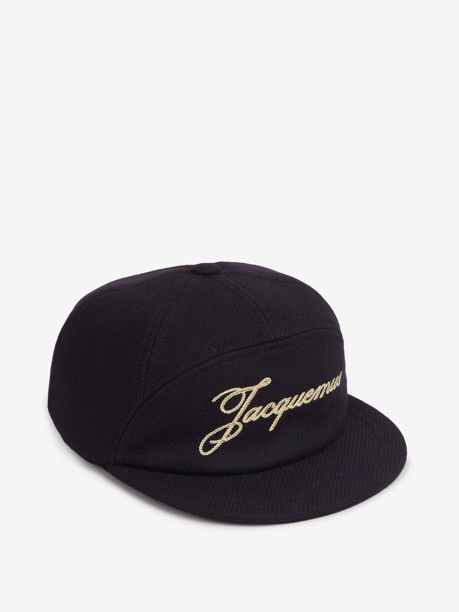 Jacquemus Hombre Barcelona Gorra Logo Algodón color Azul Denim Oscuro sku 695-001825 01 - Foto 1