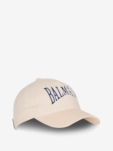 Balmain Hombre Barcelona Gorra College Algodón color Marfil sku 695-001830 01 - Foto 3
