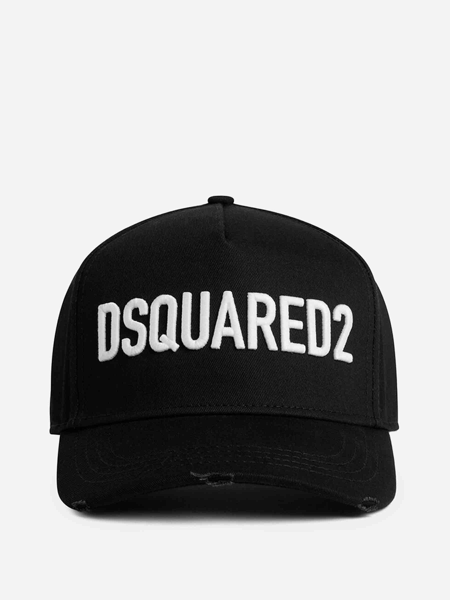 Dsquared2 Hombre Barcelona Gorra Béisbol Bordada color Blanco y Negro sku 695-001838 01 - Foto 1