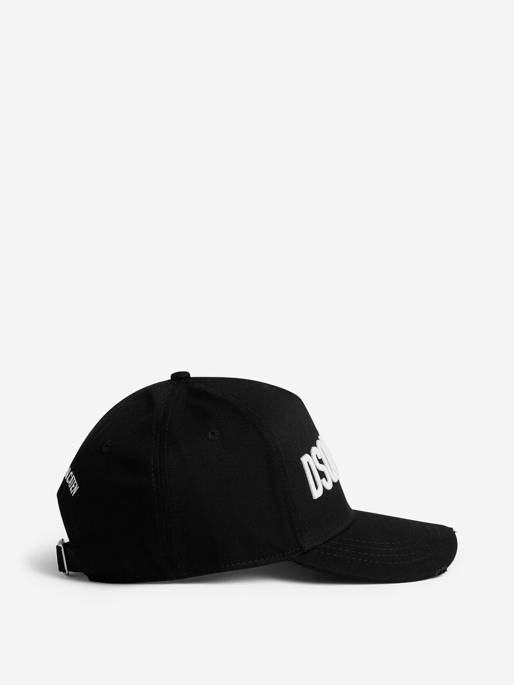 Dsquared2 Hombre Barcelona Gorra Béisbol Bordada color Blanco y Negro sku 695-001838 01 - Foto 2