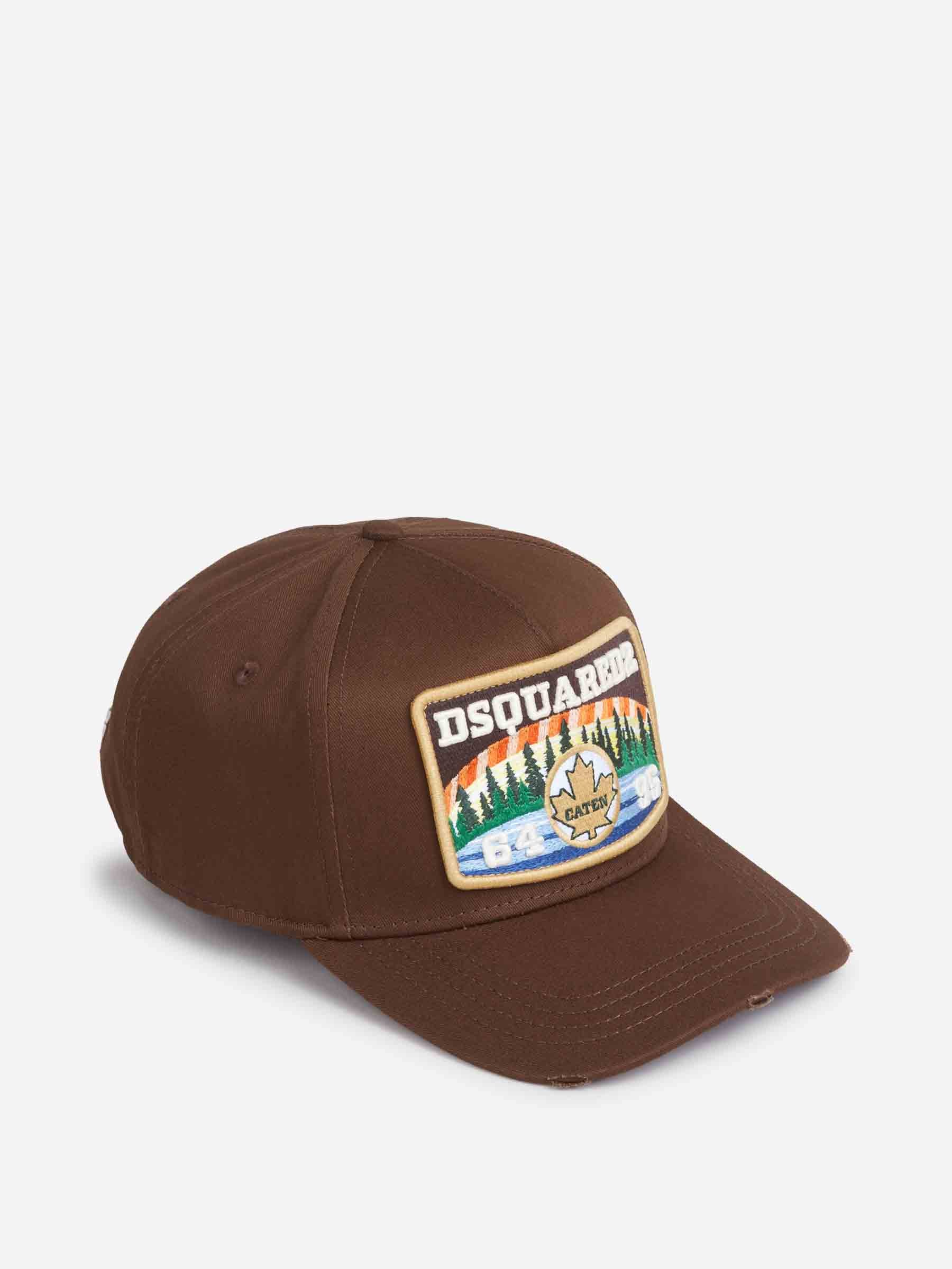 Dsquared2 Hombre Barcelona Gorra Bordado color Marrón Oscuro sku 695-001840 01 - Foto 1