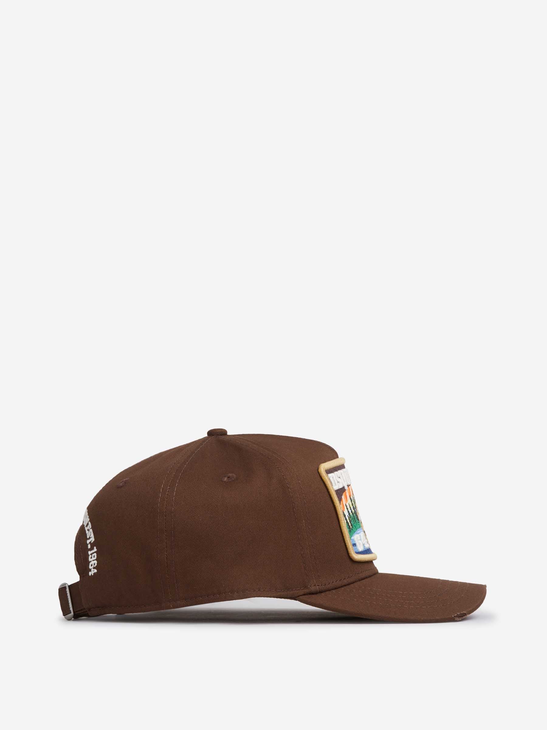 Dsquared2 Hombre Barcelona Gorra Bordado color Marrón Oscuro sku 695-001840 01 - Foto 2