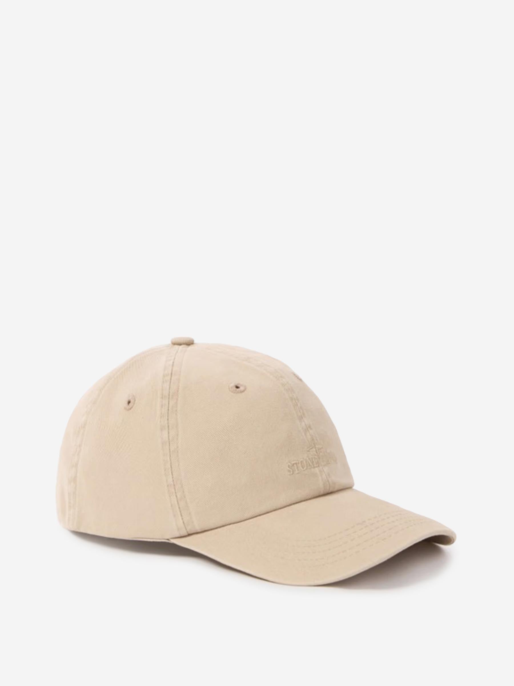 Stone Island Hombre Barcelona Gorra Algodón Bordado color Beige sku 695-001845 02 - Foto 1