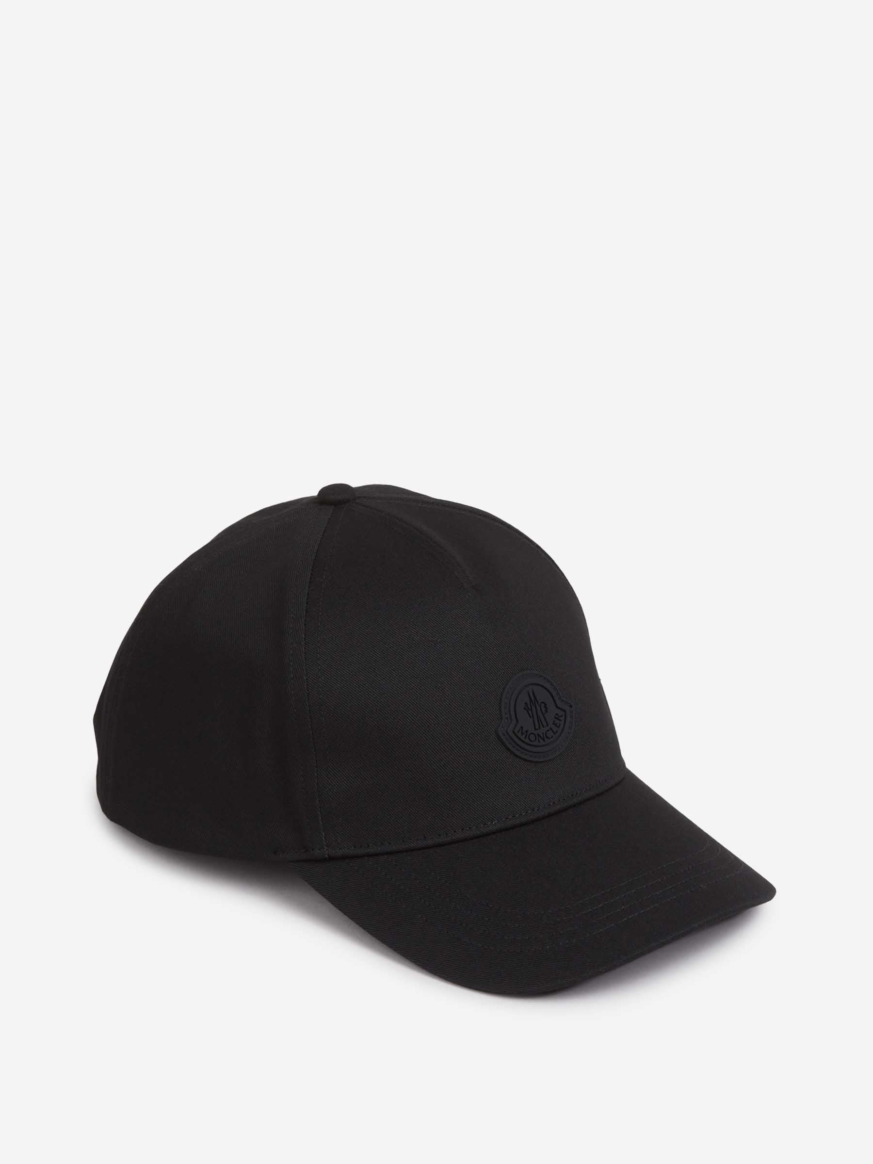 Moncler Hombre Barcelona Gorra Logo Algodón color Negro sku 695-001855 02 - Foto 1