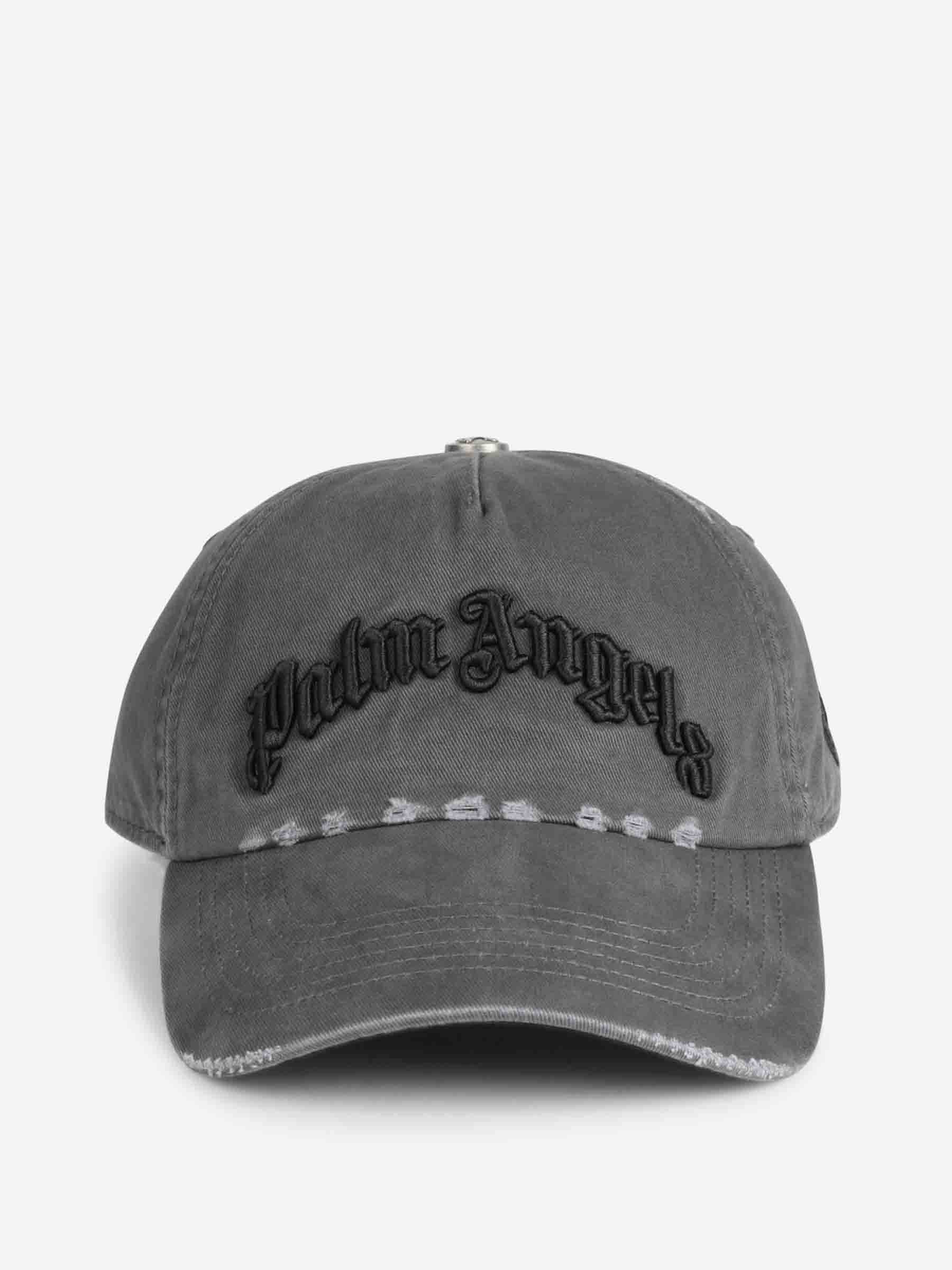 Palm Angels Hombre Barcelona Gorro Bordado color Gris Antracita sku 695-001864 01 - Foto 1