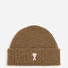 Ami Paris Hombre Barcelona Gorro Alpaca Ami de Couer color Camel sku 695-001866 01 - Foto 1