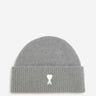 Ami Paris Hombre Barcelona Gorro Alpaca Ami de Couer color Gris sku 695-001866 02 - Foto 1