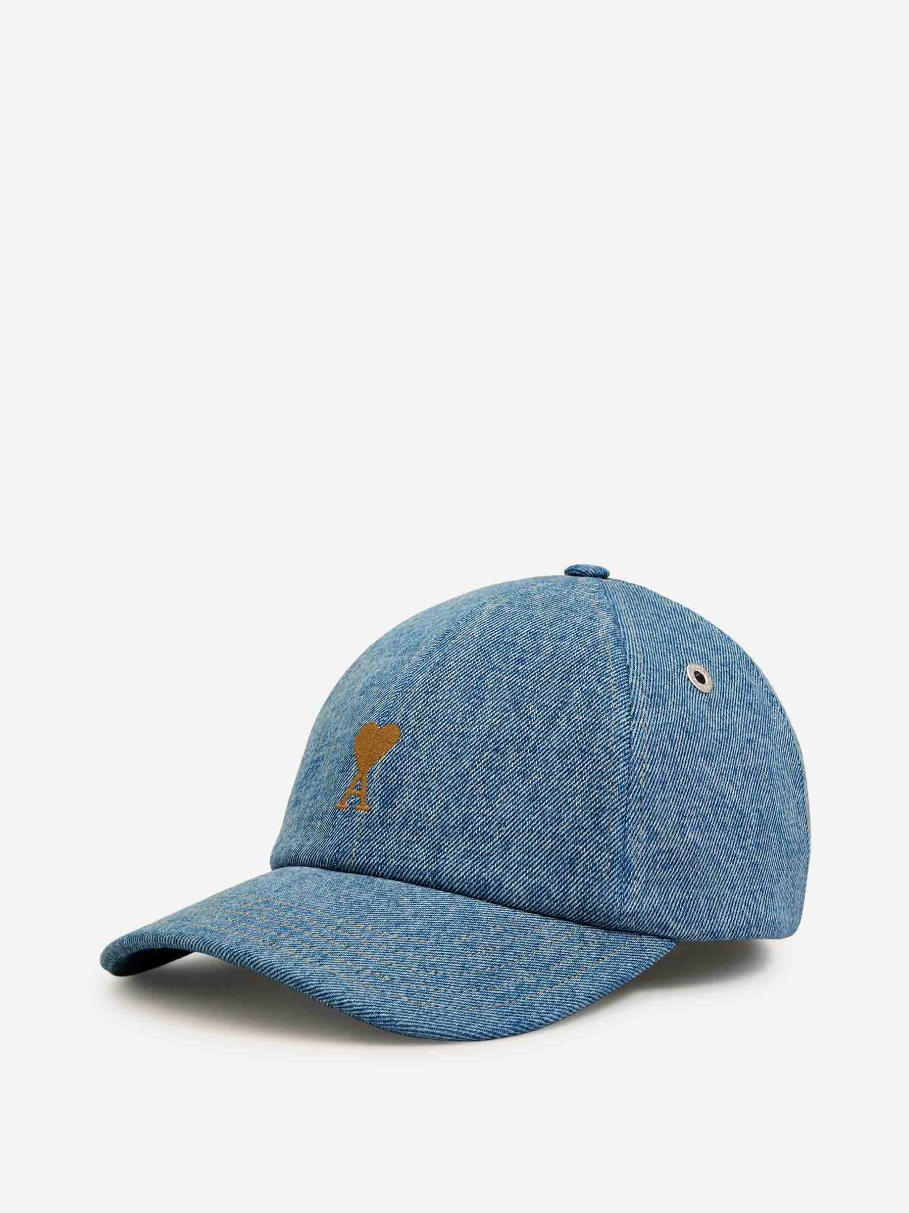 Ami Paris Hombre Barcelona Gorra Bordado Denim color Azul Denim sku 695-001869 01 - Foto 1