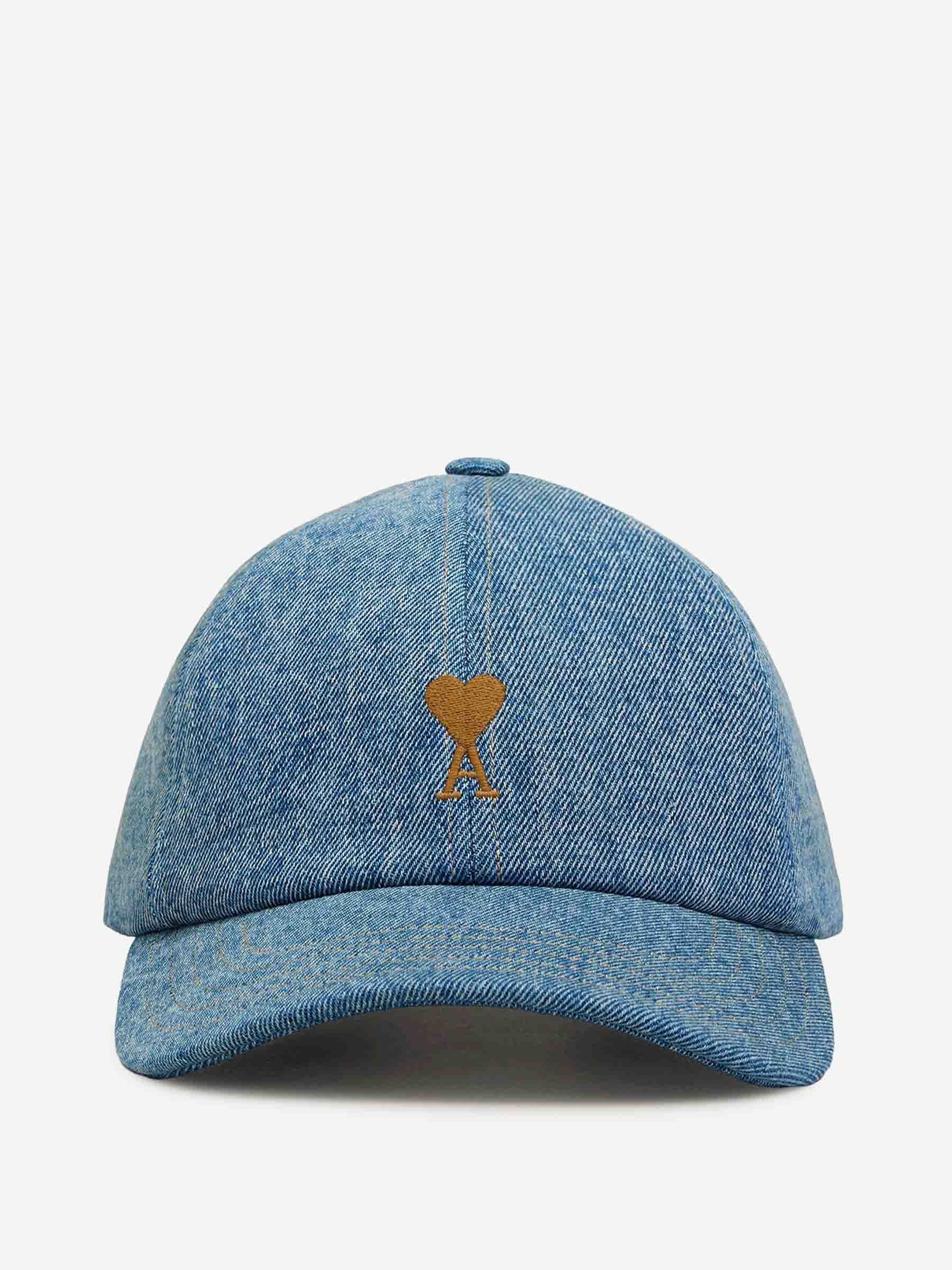 Ami Paris Hombre Barcelona Gorra Bordado Denim color Azul Denim sku 695-001869 01 - Foto 2