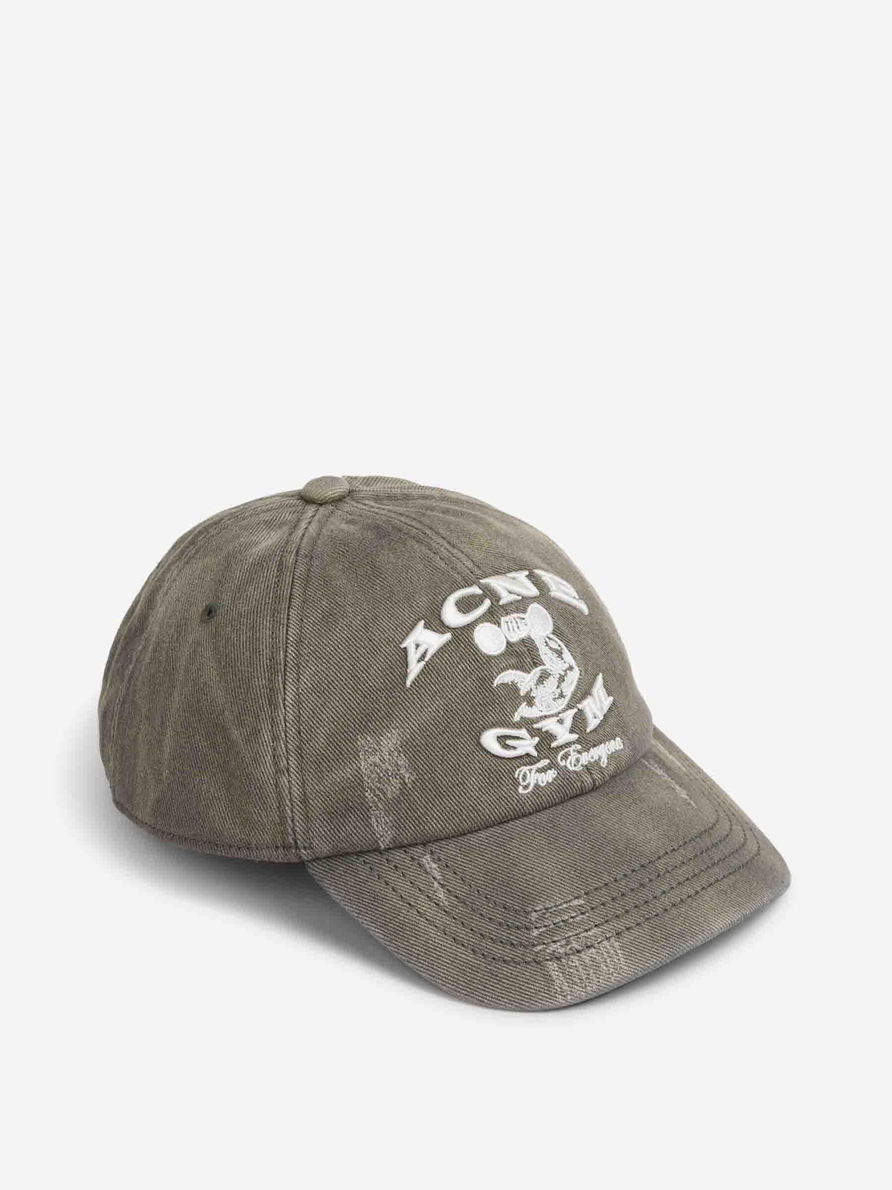 Acne Studios Hombre Barcelona Gorra Logo color Gris Piedra sku 695-001879 01 - Foto 1