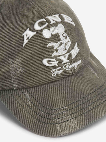 Acne Studios Hombre Barcelona Gorra Logo color Gris Piedra sku 695-001879 01 - Foto 5
