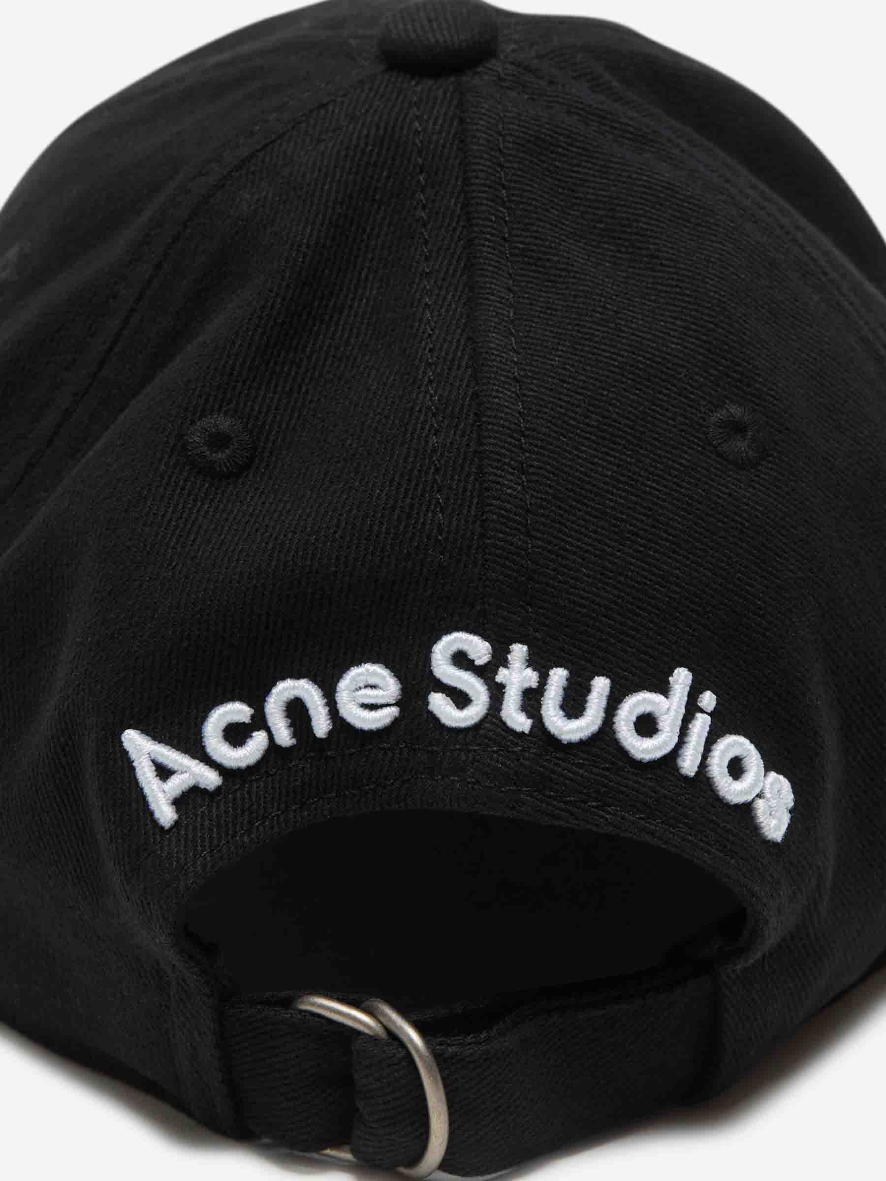 Acne Studios Hombre Barcelona Gorra Algodón Bordado color Negro sku 695-001880 01 - Foto 2