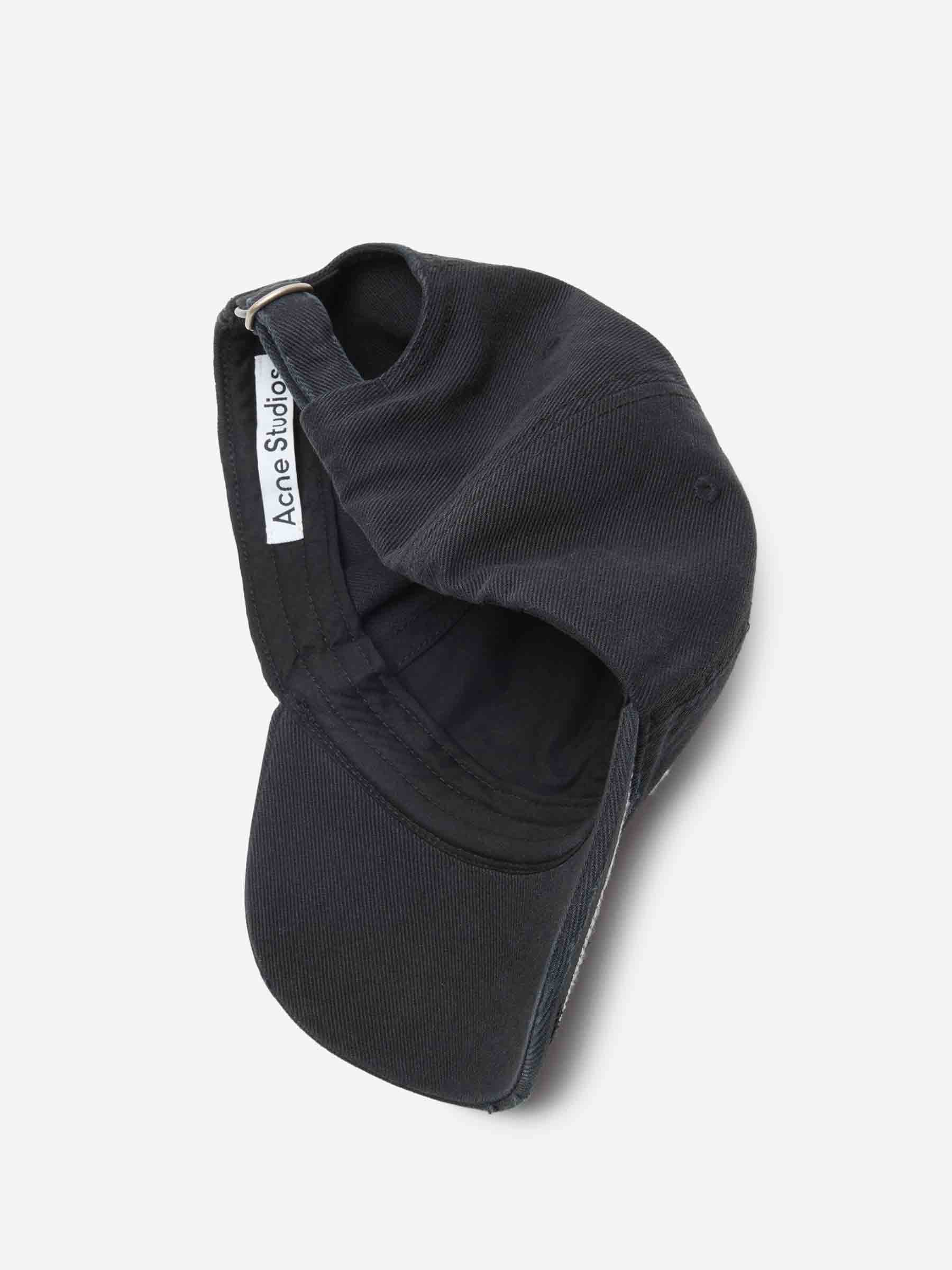 Acne Studios Hombre Barcelona Gorra Logo Algodón color Negro sku 695-001881 01 - Foto 2